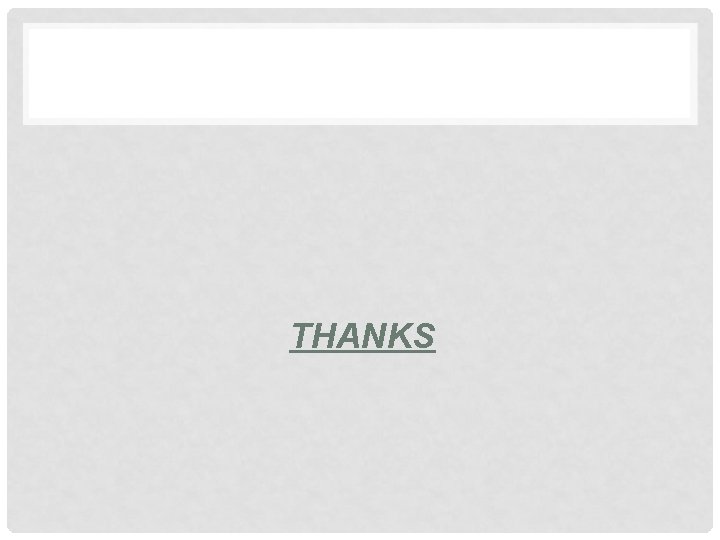 THANKS 