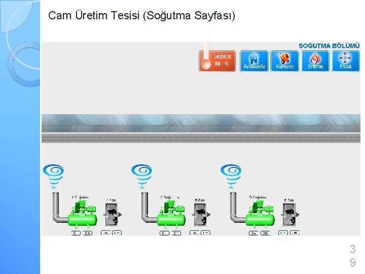 Cam Üretim Tesisi (Soğutma Sayfası) 3 9 