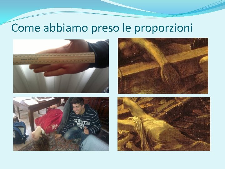 Come abbiamo preso le proporzioni 