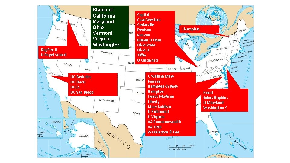 Digi. Pen U U Puget Sound States of: California Maryland Ohio Vermont Virginia Washington Digi. Pen U U Puget Sound States of: California Maryland Ohio Vermont Virginia Washington