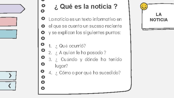 ¿ Qué es la noticia ? La noticia es un texto informativo en el ¿ Qué es la noticia ? La noticia es un texto informativo en el