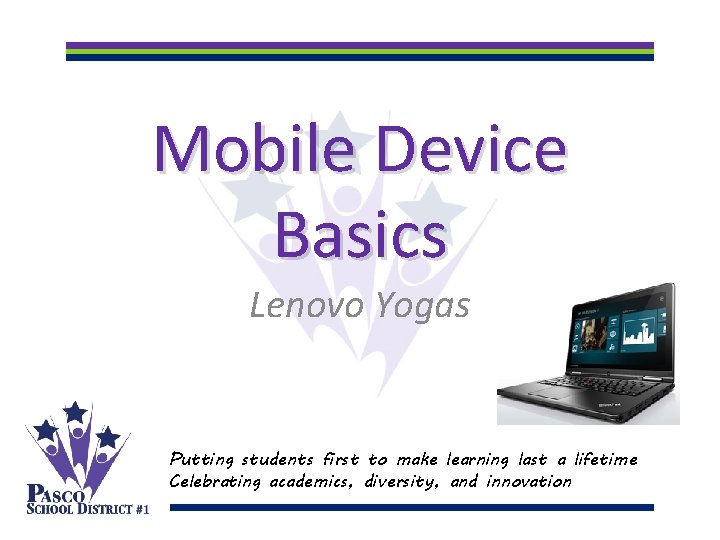 Mobile Device Basics Lenovo Yogas Putting students first to make learning last a lifetime