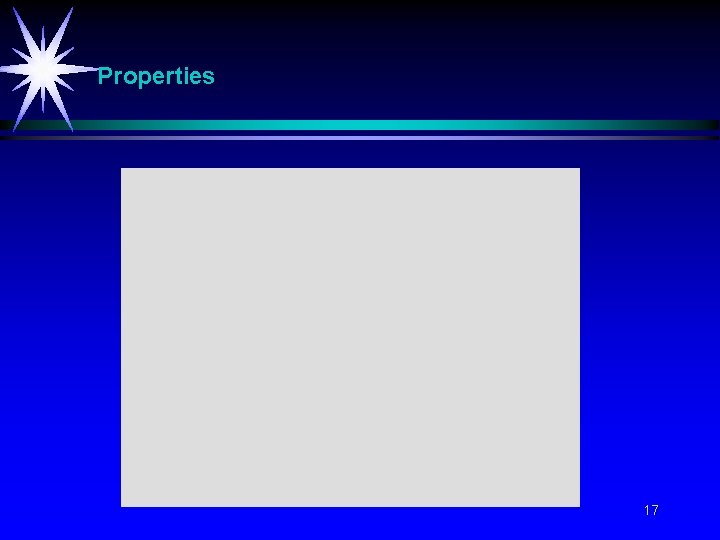 Properties 17 Properties 17