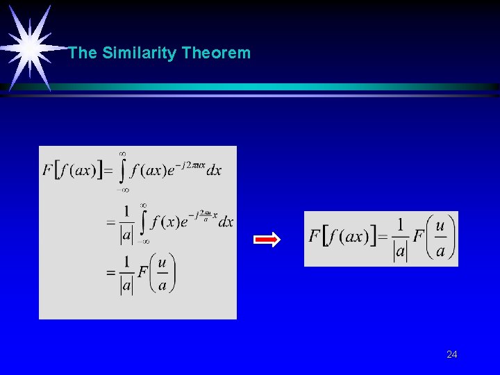 The Similarity Theorem 24 The Similarity Theorem 24