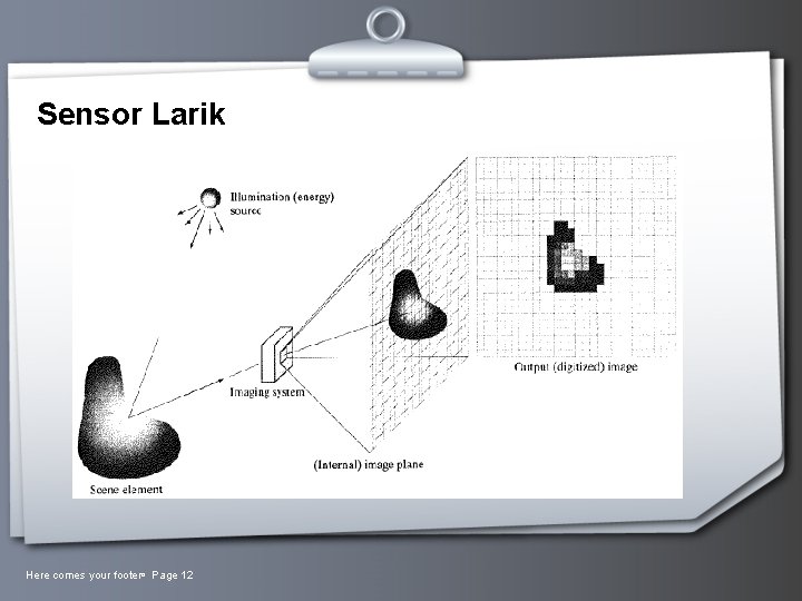 Sensor Larik Here comes your footer Page 12 