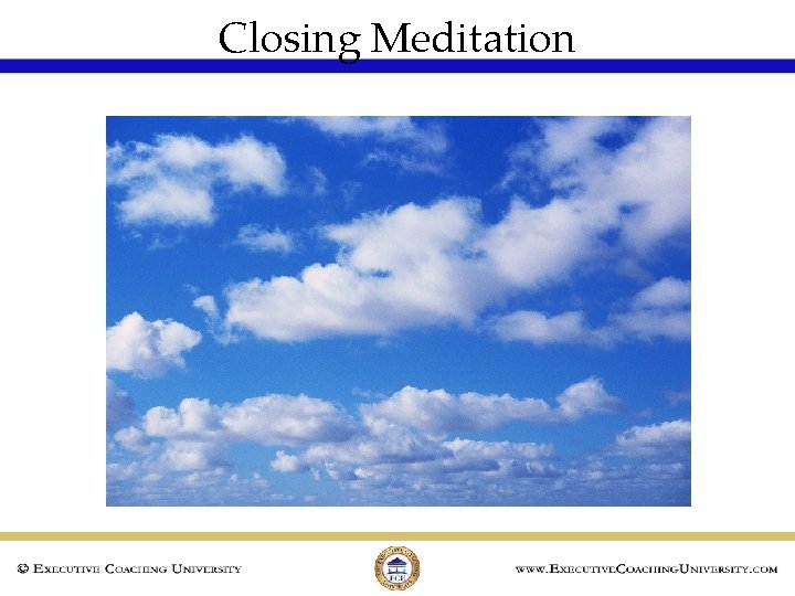 Closing Meditation 