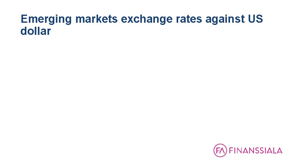 Emerging markets exchange rates against US dollar 