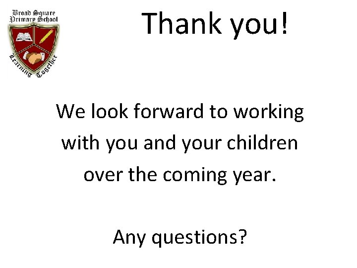 Thank you! We look forward to working with you and your children over the