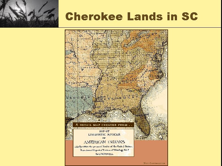 Cherokee Lands in SC 