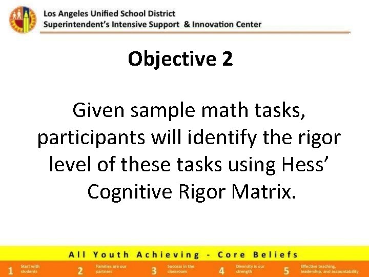 Secondary Math Task Complexity Blooms Depth of Knowledge