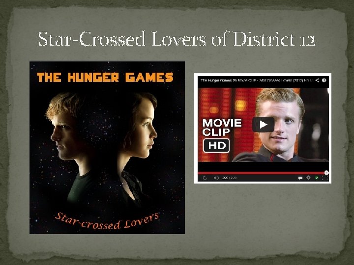 Star-Crossed Lovers of District 12 