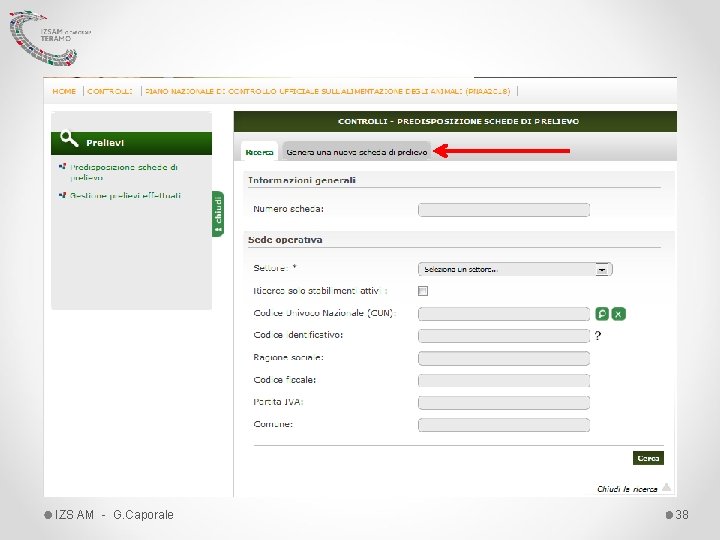 IZS AM - G. Caporale 38 