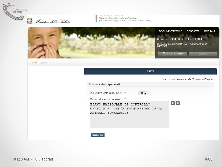 IZS AM - G. Caporale 68 