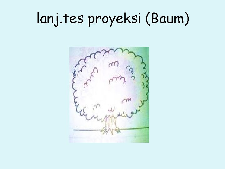 lanj. tes proyeksi (Baum) 