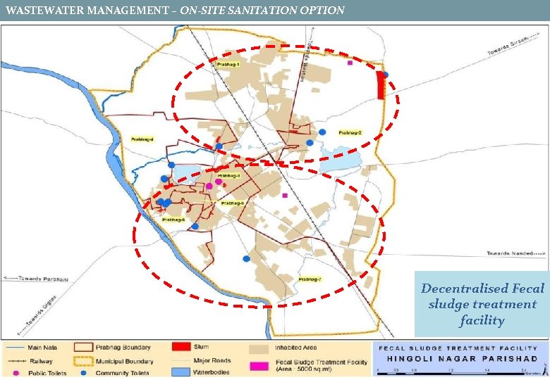 WASTEWATER MANAGEMENT – ON-SITE SANITATION OPTION Decentralised Fecal sludge treatment facility 