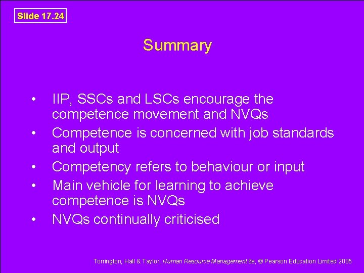 Slide 17. 24 Summary • • • IIP, SSCs and LSCs encourage the competence
