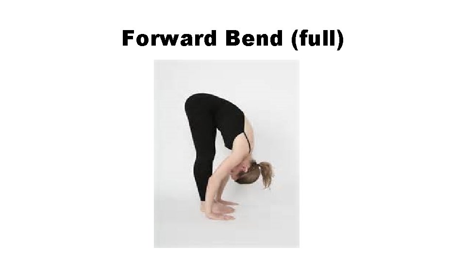 Forward Bend (full) 