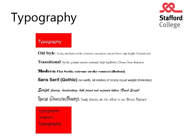 Typography 