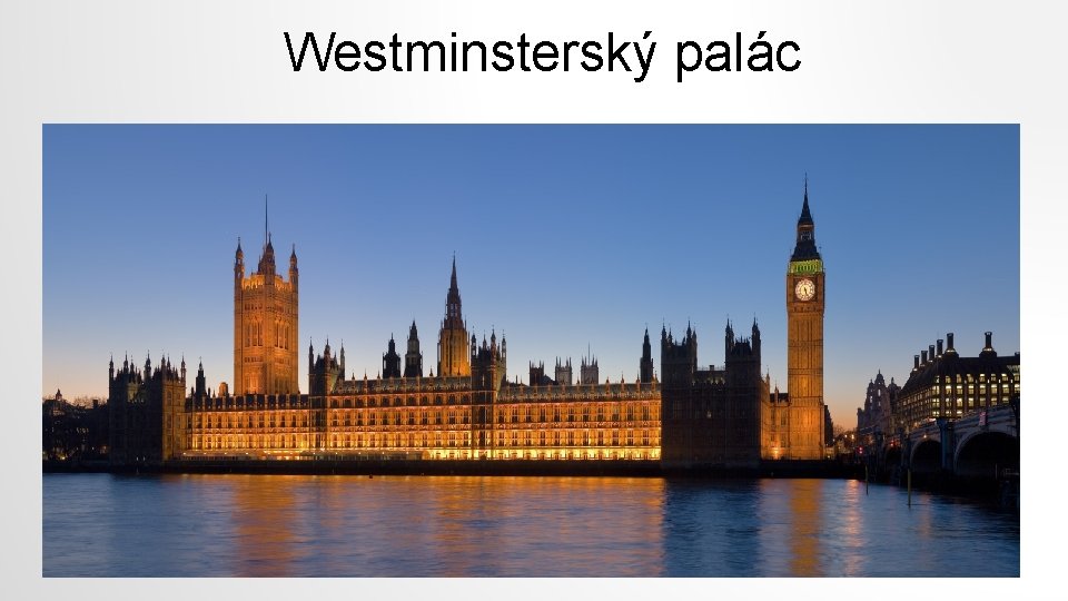 Westminsterský palác 