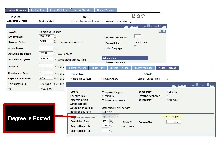 Degree is Posted Degree is Posted