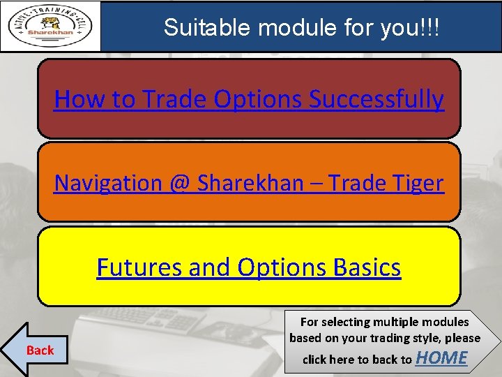 Suitable module for you!!! How to Trade Options Successfully Navigation @ Sharekhan – Trade Suitable module for you!!! How to Trade Options Successfully Navigation @ Sharekhan – Trade