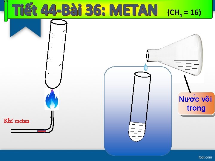 (CH 4 = 16) Nươ c vôi trong Khí metan 