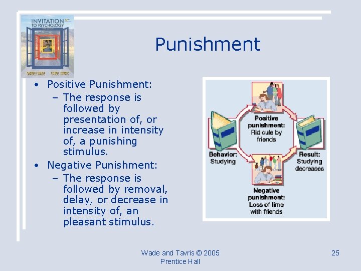 Punishment • Positive Punishment: – The response is followed by presentation of, or increase