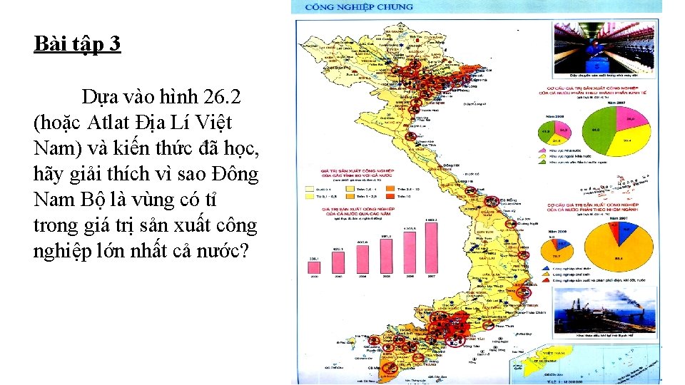 Bài tập 3 Dựa vào hình 26. 2 (hoặc Atlat Địa Lí Việt Nam)