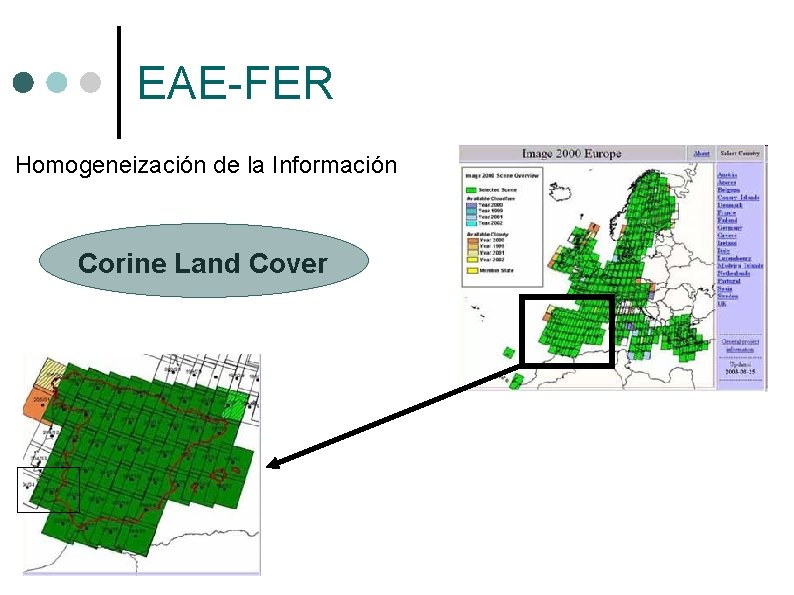 EAE-FER Homogeneización de la Información Corine Land Cover 