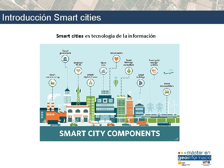Introducción Smart cities es tecnología de la información 