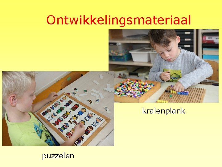 Ontwikkelingsmateriaal kralenplank puzzelen 