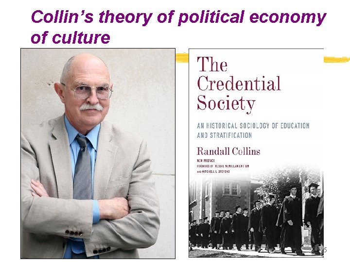 Collin’s theory of political economy of culture 35 