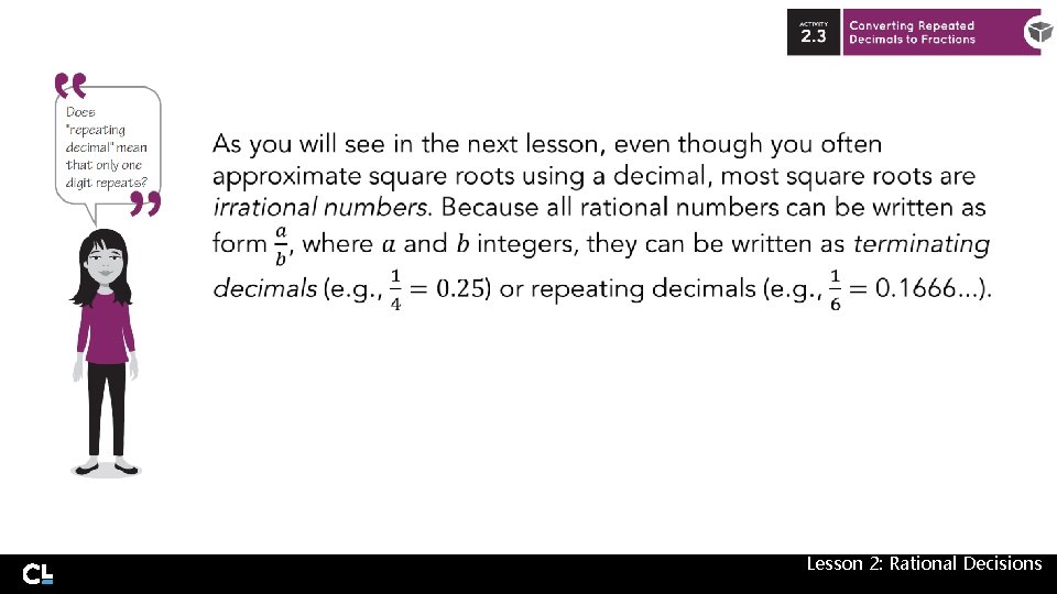 Lesson 2: Rational Decisions 