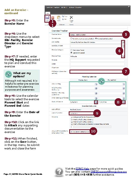 Us Exercise Check Example Manage the Federal Dashboard Exercise Tracker Follow the