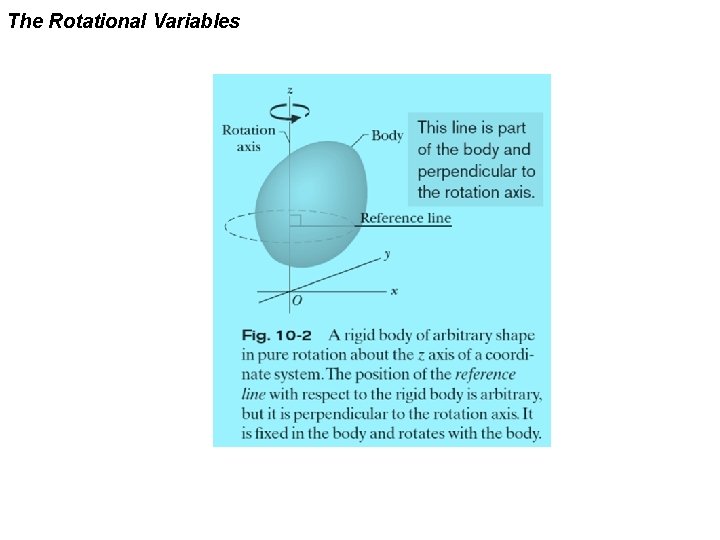 The Rotational Variables 