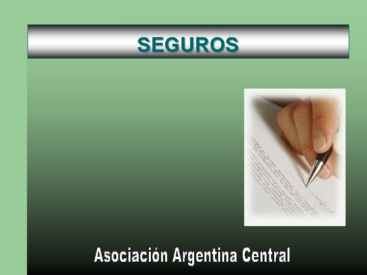 SEGUROS 