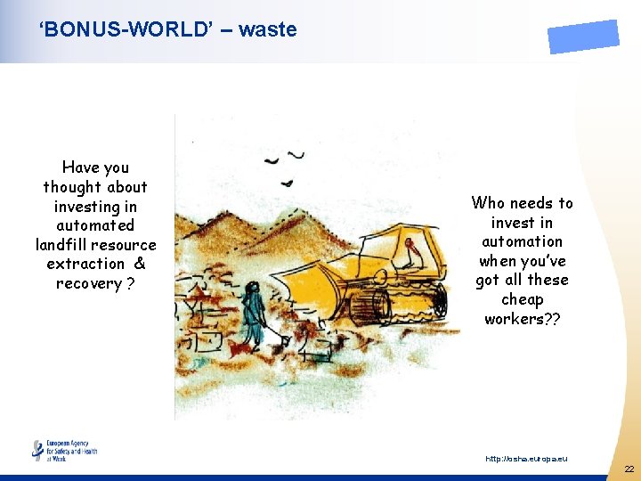 ‘BONUS-WORLD’ – waste Have you thought about investing in automated landfill resource extraction &