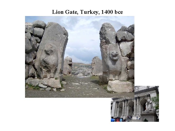 Lion Gate, Turkey, 1400 bce 