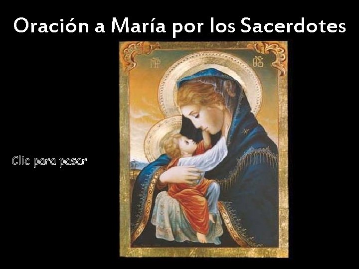 Oración a María por los Sacerdotes 