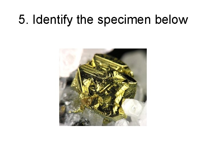 Rocks and Minerals Practice Test Powerpoint Please use
