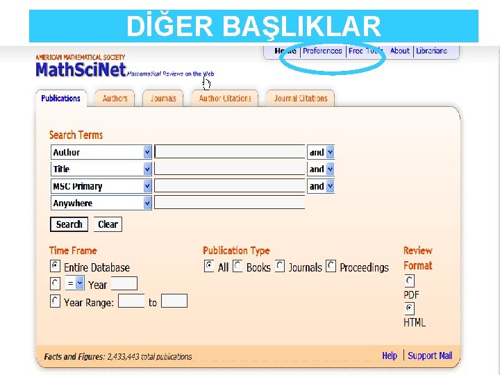 DİĞER BAŞLIKLAR 