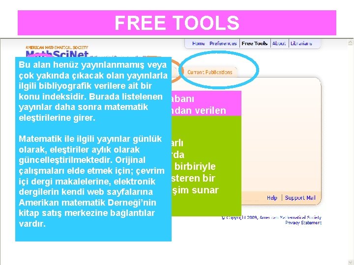 FREE TOOLS Bu alan henüz yayınlanmamış veya çok yakında çıkacak olan yayınlarla ilgili bibliyografik