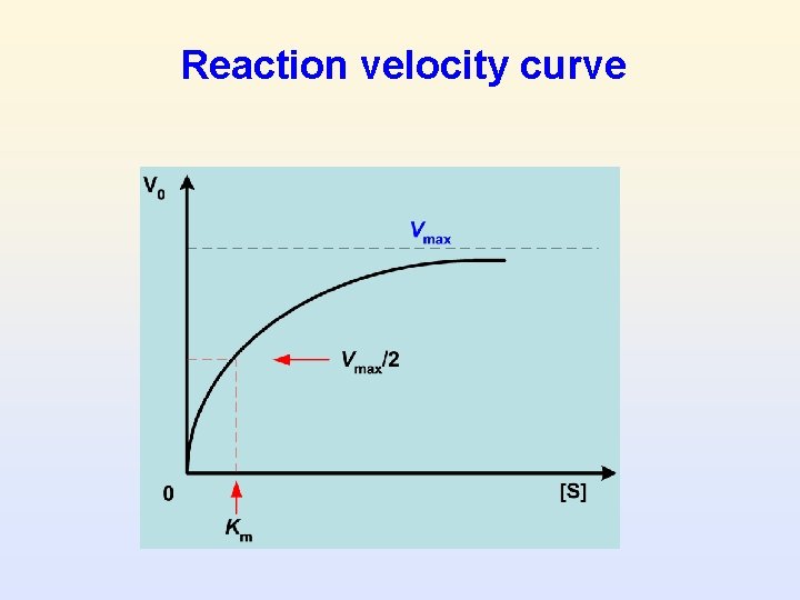 Reaction velocity curve 