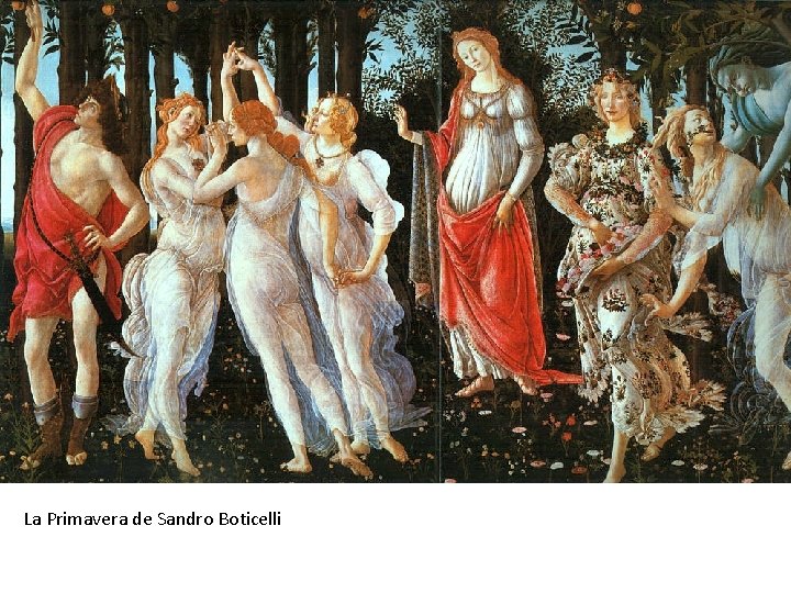 La Primavera de Sandro Boticelli La Primavera de Sandro Boticelli