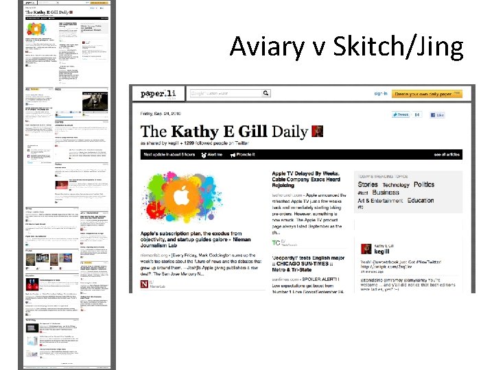 Aviary v Skitch/Jing 