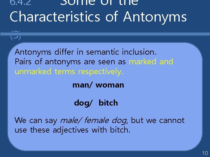 6 4 Antonymy 1 6 4 1