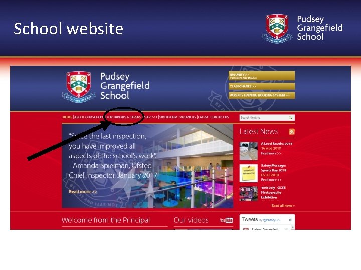 School website 