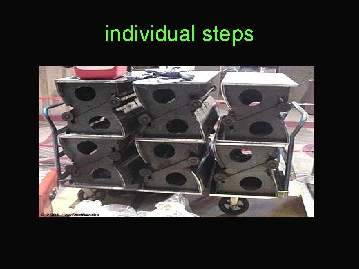 individual steps 