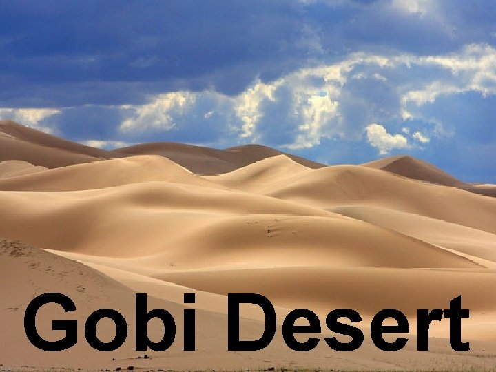Gobi Desert 