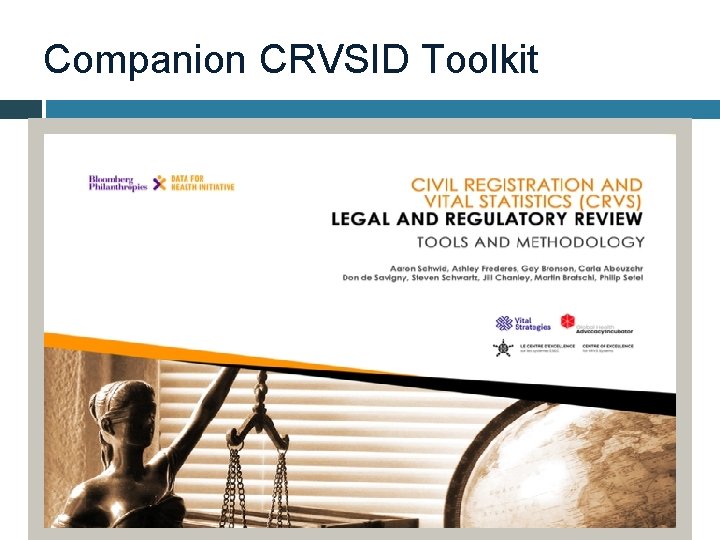 Companion CRVSID Toolkit 